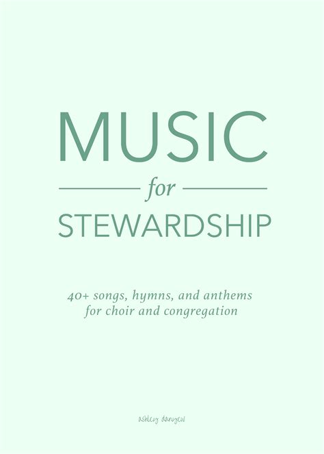 Songs about Stewardship in the U.M. Hymnal .